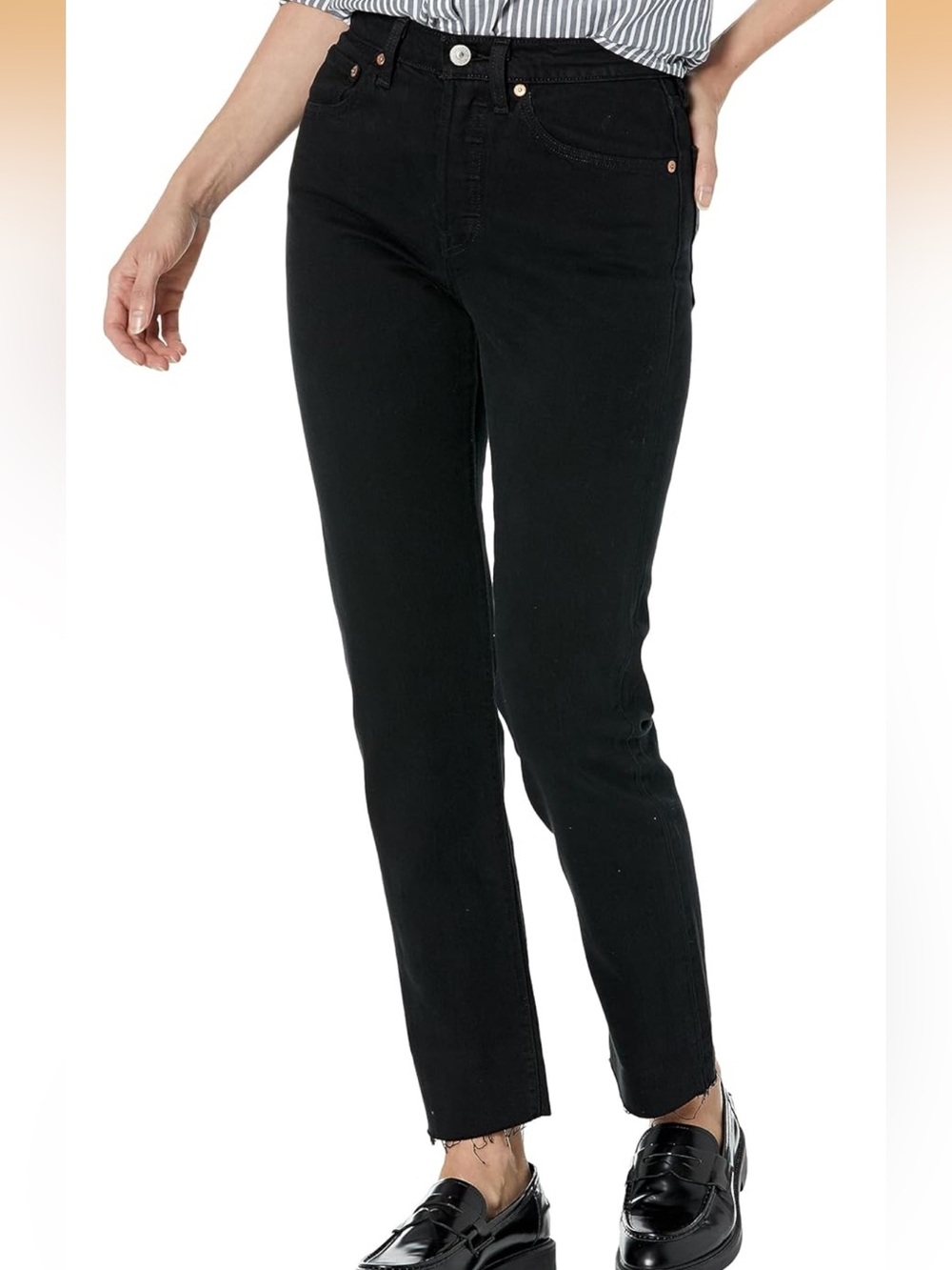 Levi's 501 Original High Rise Straight Leg Jeans